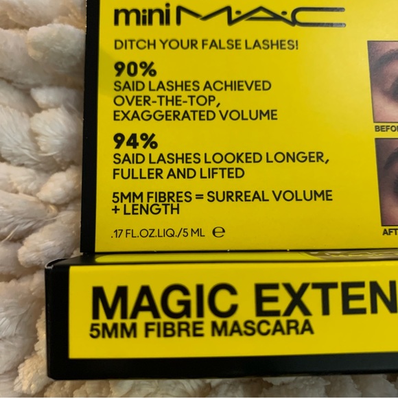MAC Mini travel Size Magic Extension Mascara Extensive Black - Picture 3 of 9